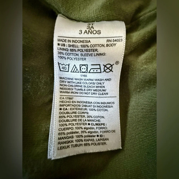 🧥 Old Navy Utility Jacket - Toddler Girl 3T - Picture 3 of 4